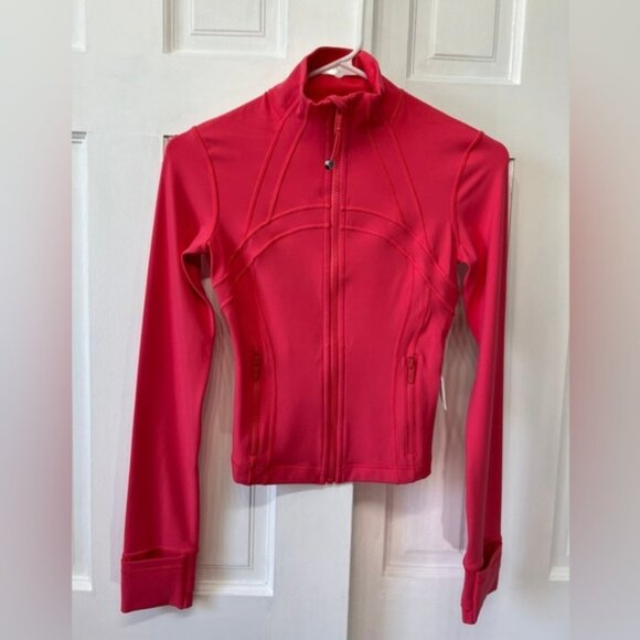 🆕Lululemon🍋 Define Cropped Jacket Colour Glaze Pink Sz 4 - Picture 7 of 10